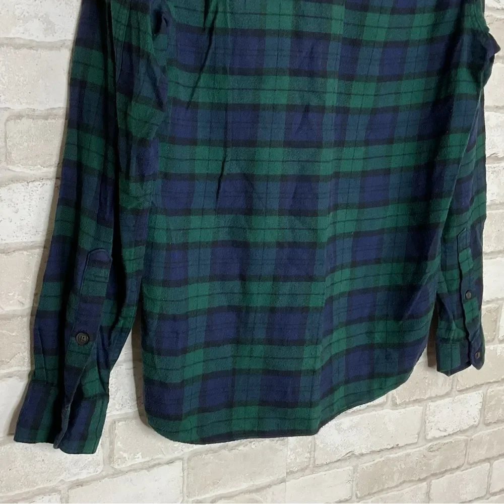 J. Crew Checkered Plaid Flannel Size S